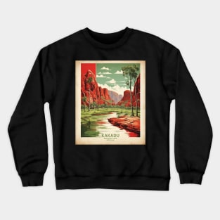 Kakadu National Park Australia Vintage Travel Poster Tourism Crewneck Sweatshirt